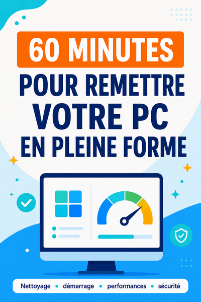 60min pour remettre votre PC en pleine forme