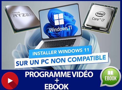 Installez Windows 11 sur un PC incompatible